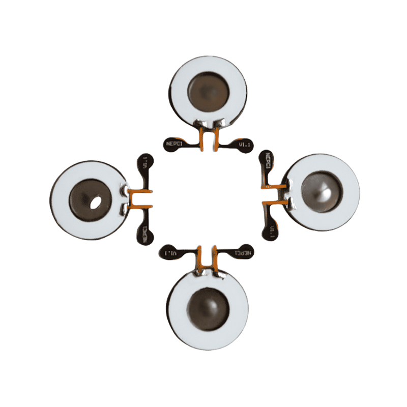 KNN16-140K Blyfri Mesh medicinsk inhalerbar forstøver, forstøvningshastighed 0,30 ml/min. Median partikelstørrelse 3,5 um lodderbare FPC tilpassede forstøverskiver