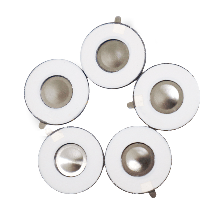 12mm medicinsk inhalationsforstøver tabletter Næsevasker Øjensmøring Instrument Oral Spray Luftfugter Forstøver Rygestop Instrument Special Spray Tabletter Små strøm Lavt strømforbrug Rustfrit stål Micro Mesh Forstøver Disk kan loddes Elektronisk ledning kan loddes Fpc tilslutningsledning